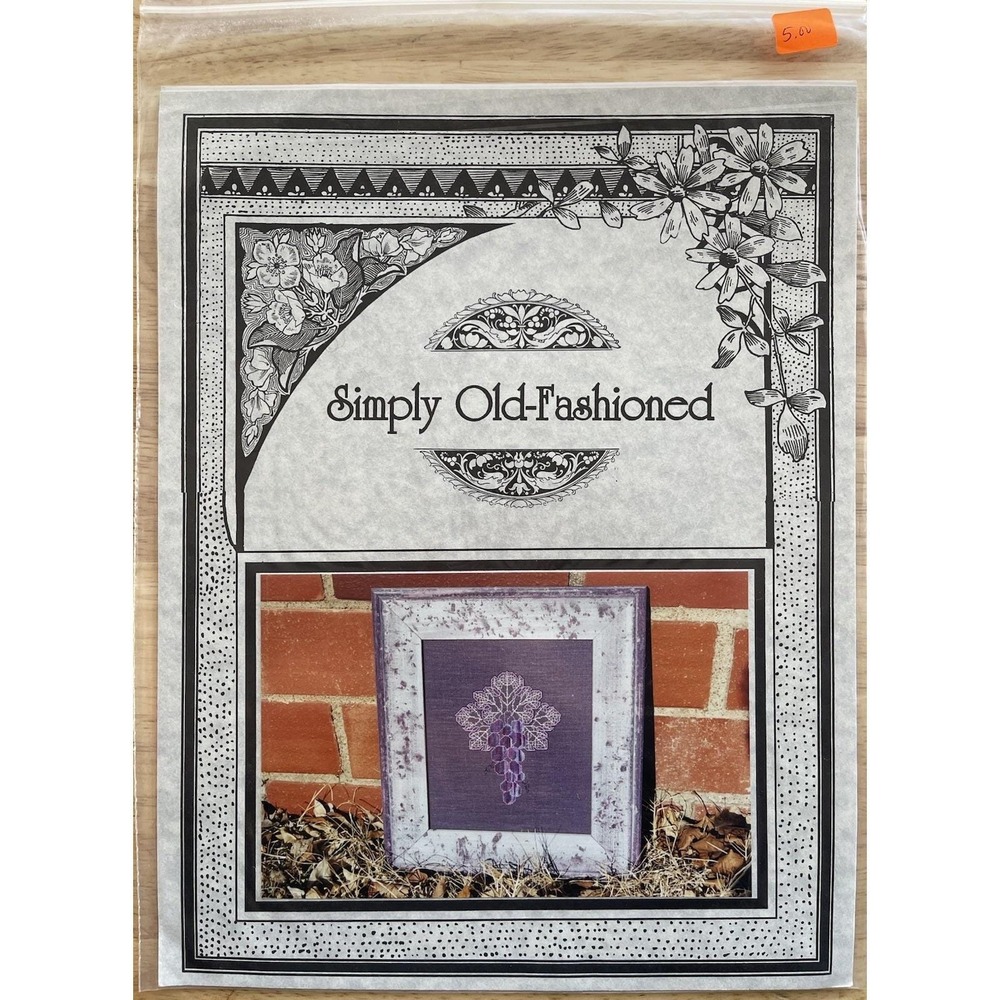 Simply Old-Fashioned GLOUCHESTER GRAPES/COLORS Pattern & Instructions